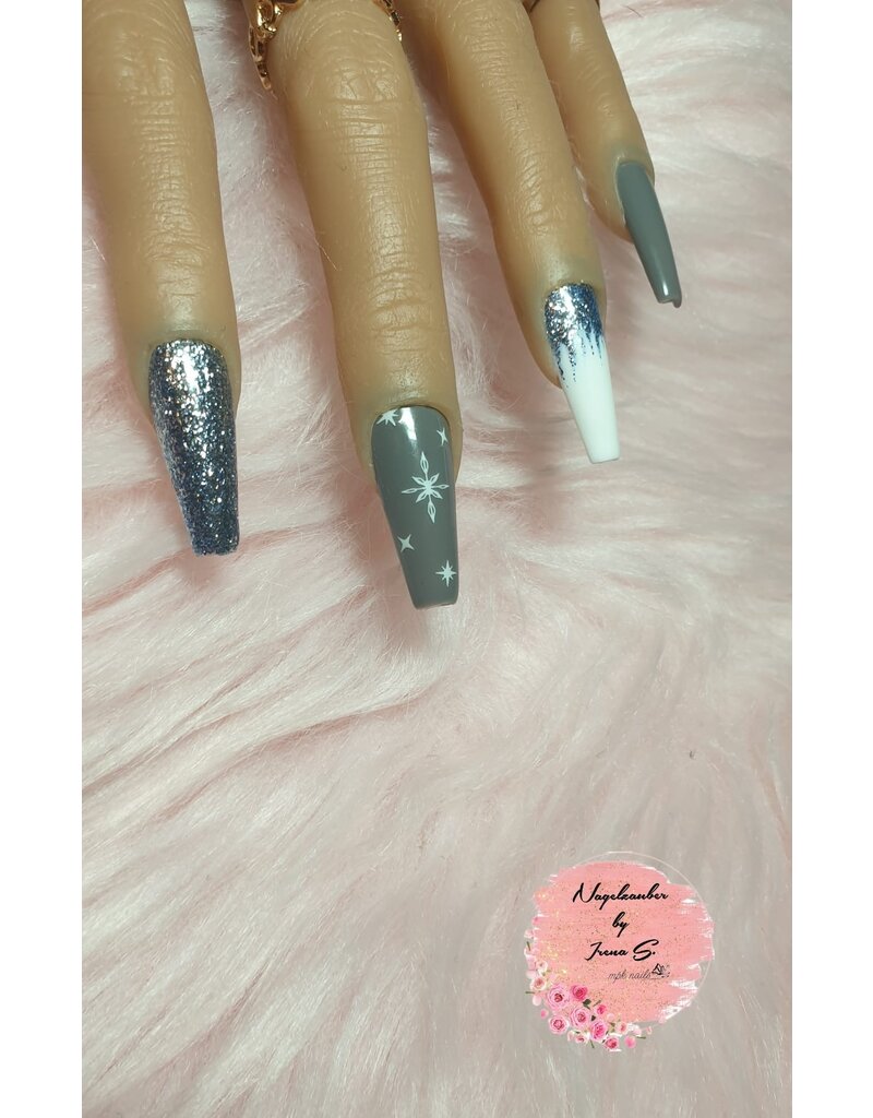 Luxury Gel Polish 349 Roxstar Silver Blue