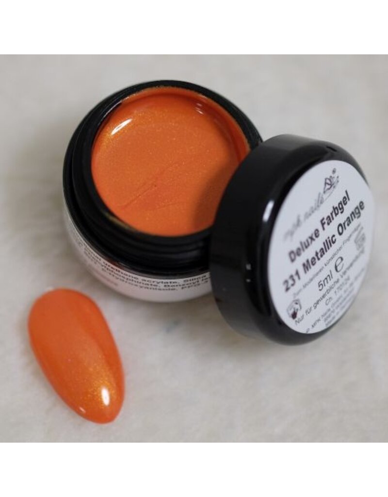 Deluxe Farbgel 231 Metallic Orange