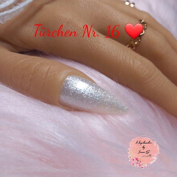 MPK Nails® Deluxe Glittergel 431 White Star Gold