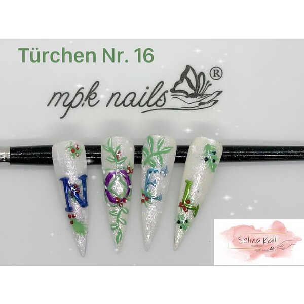 MPK Nails® Deluxe Glittergel 431 White Star Gold
