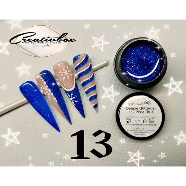 MPK Nails® Deluxe Glittergel 359 Pixie Blue