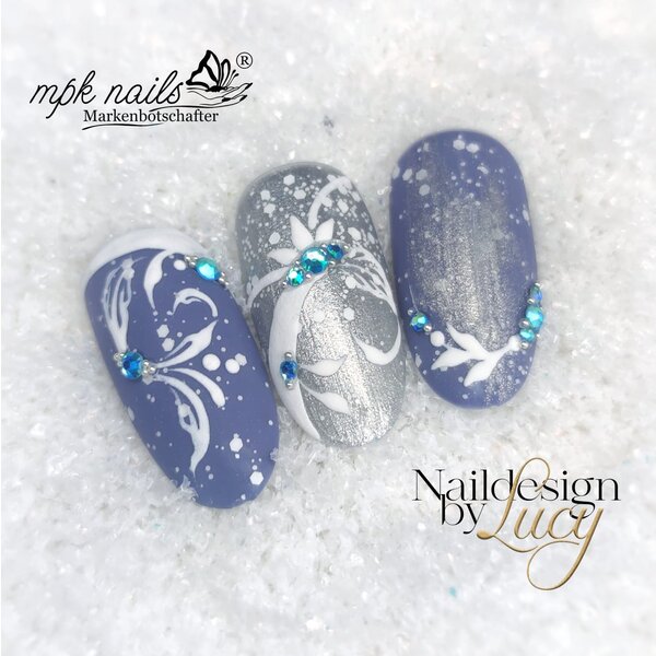 MPK Nails® Deluxe Glittergel 201 Twinkle Fog