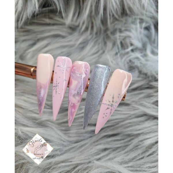 MPK Nails® Deluxe Glittergel 201 Twinkle Fog