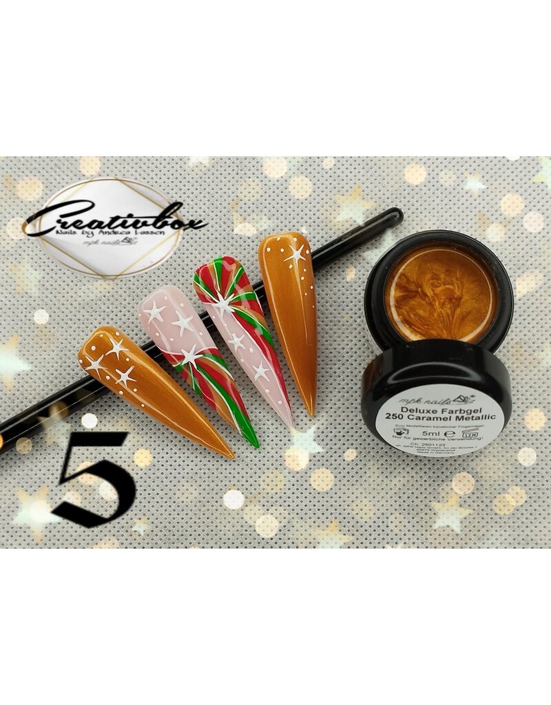 Deluxe Farbgel 250 Caramel metallic