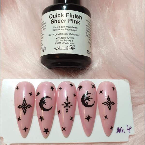 MPK Nails®  Quick Finish Sheer Pink 15ml