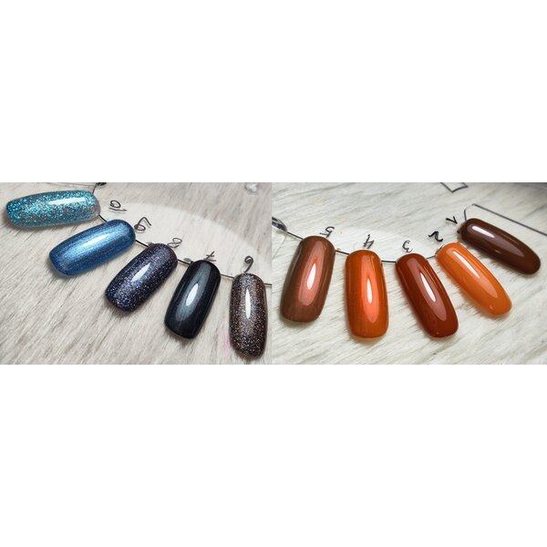 10x Gel Polish à  15ml - neue Farben