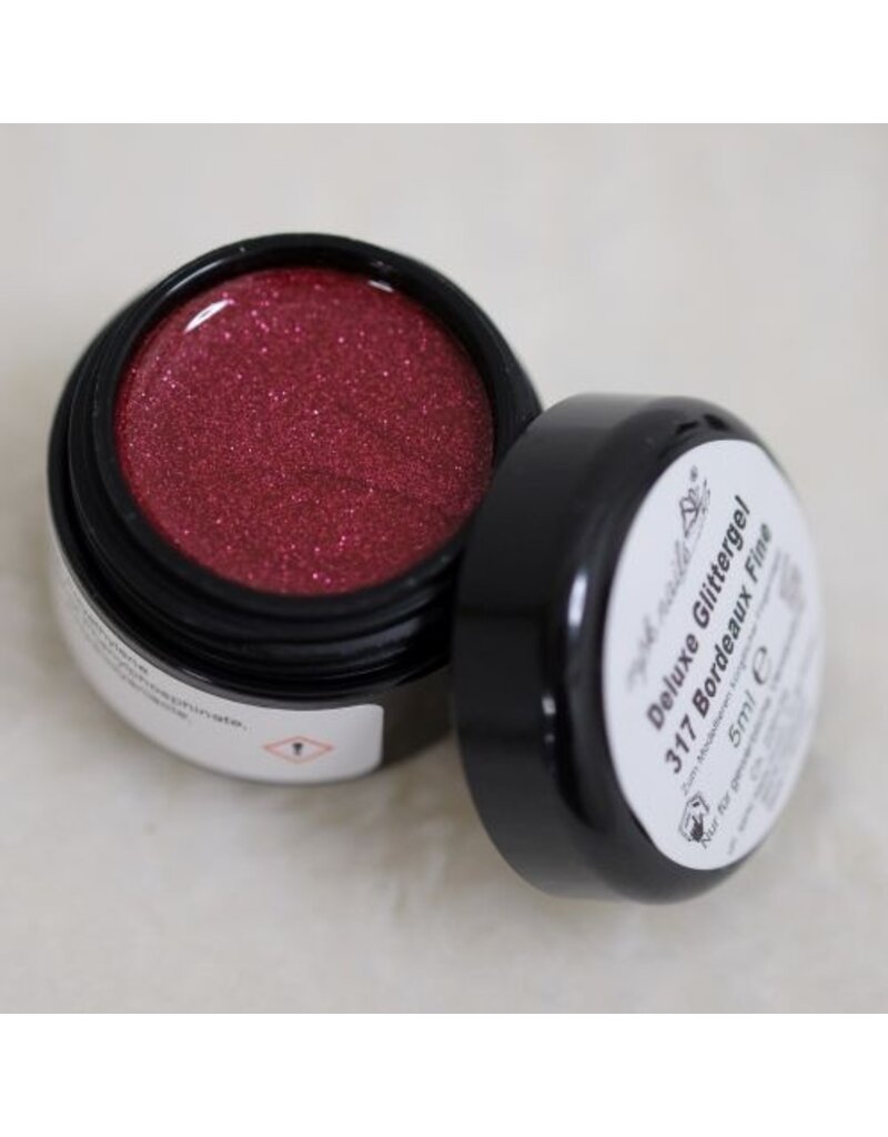 Deluxe Glittergel 317 Bordeaux Fine