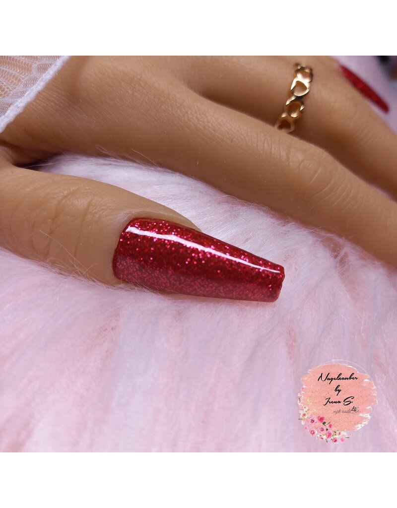 Deluxe Glittergel 316 Fire Red Fine