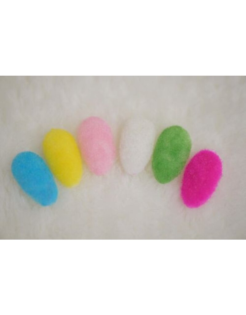 5x Nail Art Samtpuder - ZUFALLSFARBEN