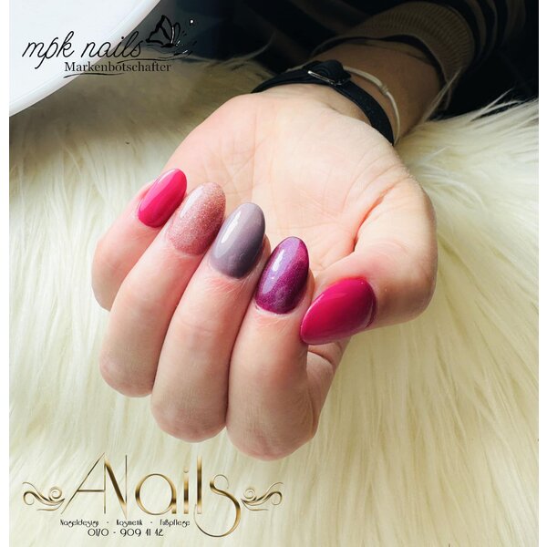MPK Nails® Deluxe Farbgel 371 Dark Aubergine