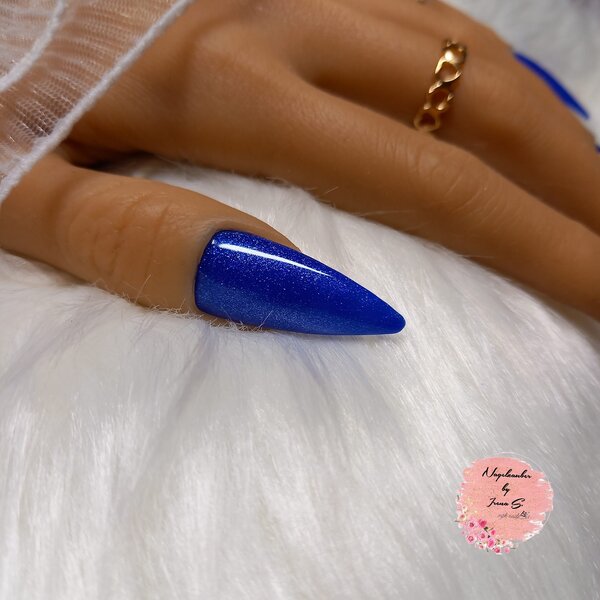 MPK Nails® Deluxe Glittergel 358 Blue Fine