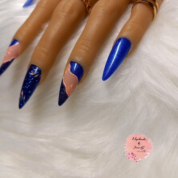 MPK Nails® Deluxe Glittergel 358 Blue Fine