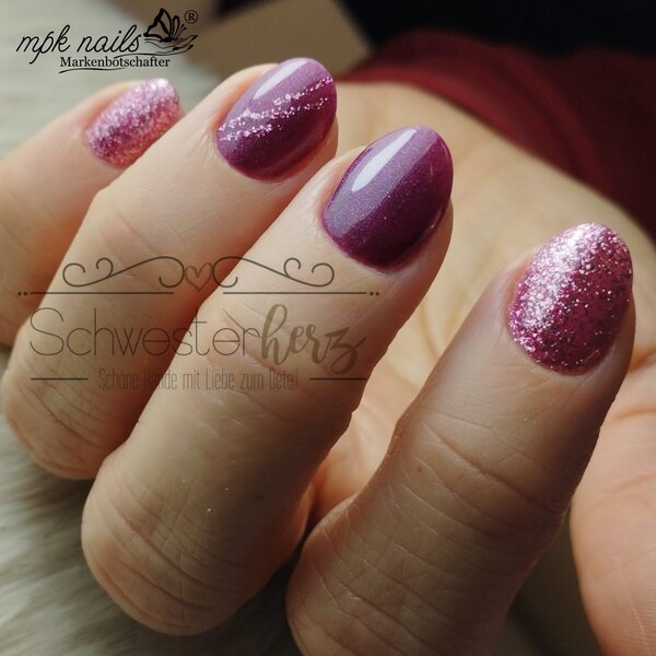MPK Nails® Deluxe Farbgel 371 Dark Aubergine