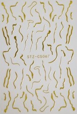 Nail Sticker ST067 gold