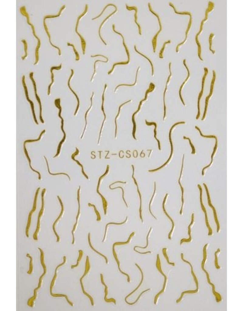 Nail Sticker ST067 gold