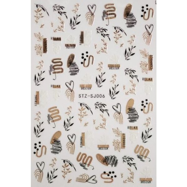 MPK Nails® Nail Sticker Rosè 06