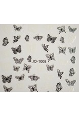Nail Sticker ST 1008 schwarz/weiß