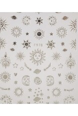 Nail Sticker Zodiac 978 Silver