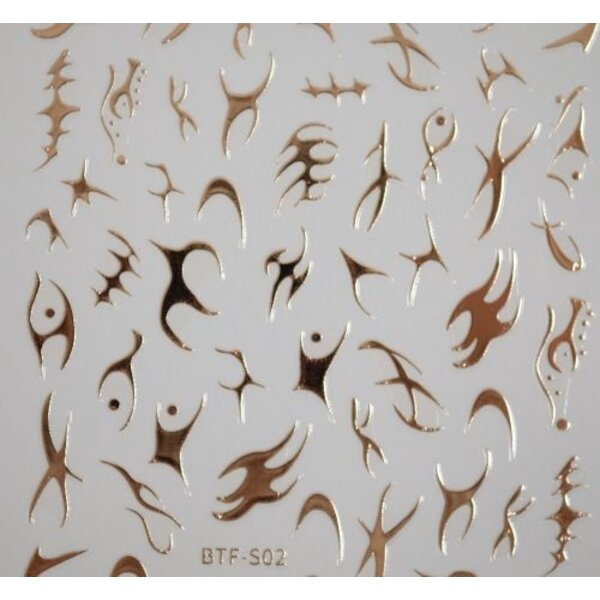 MPK Nails® Nail Sticker Tribal silber