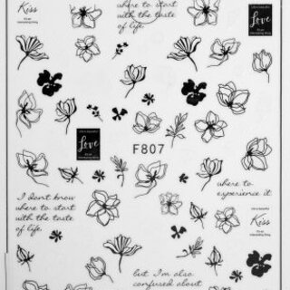 Nail Sticker F807 / 2. Wahl