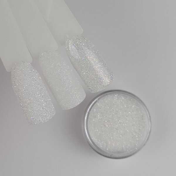 MPK Nails® Glitterstaub 22 -Weiß irisierend