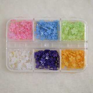 Nailart Overlays Blumen bunt 02