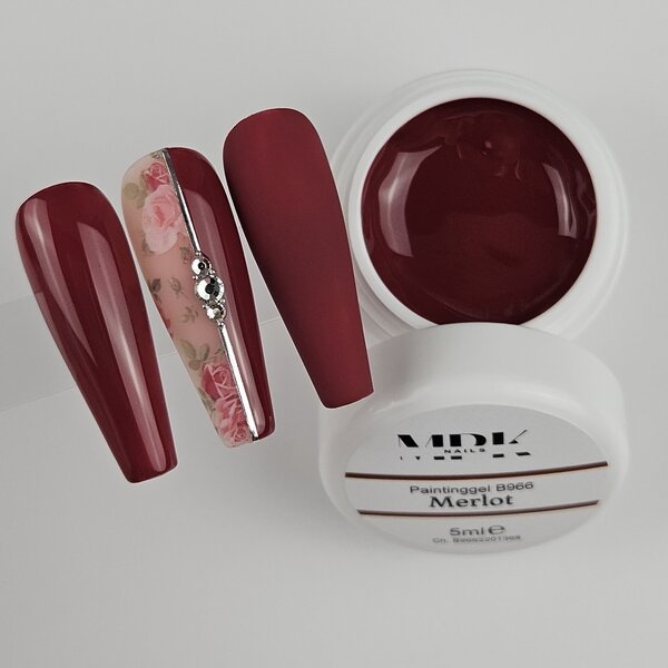 MPK Nails® Deluxe UV-Painting Gel 5ml B966 Merlot