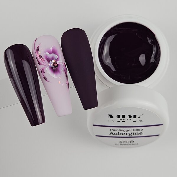 MPK Nails® Deluxe UV-Painting Gel 5ml B869 Aubergine