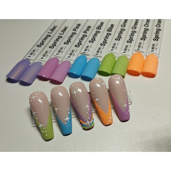 MPK Nails® 5x Luxury Farbgel Spring im Set