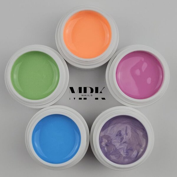 MPK Nails® 5x Luxury Farbgel Spring im Set