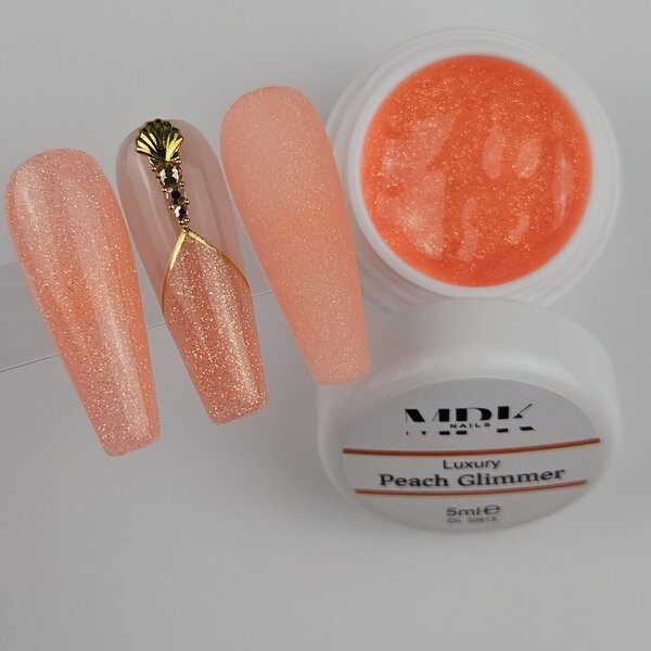 MPK Nails® Luxury Farbgel Peach Glimmer