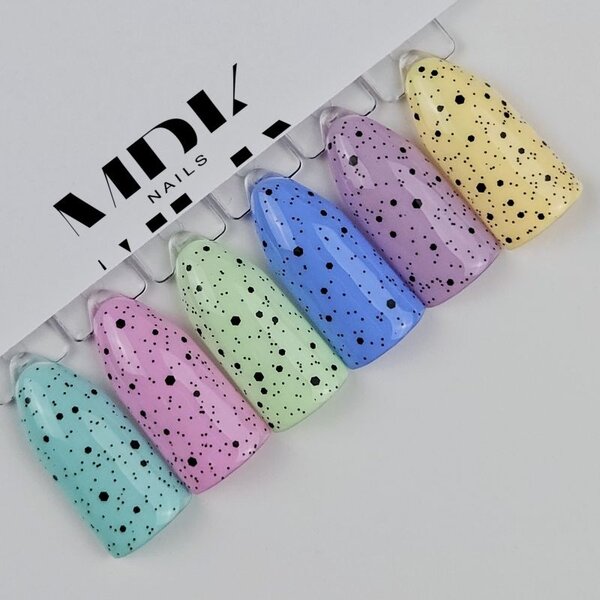 MPK Nails® 3x Luxury Gel Polish Shiny Top  Egg Shell im Set