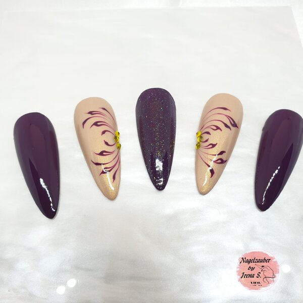MPK Nails® Deluxe UV-Painting Gel 5ml B869 Aubergine