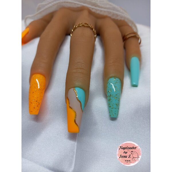 MPK Nails® Luxury Gel Polish C930 Neon Light Mandarine