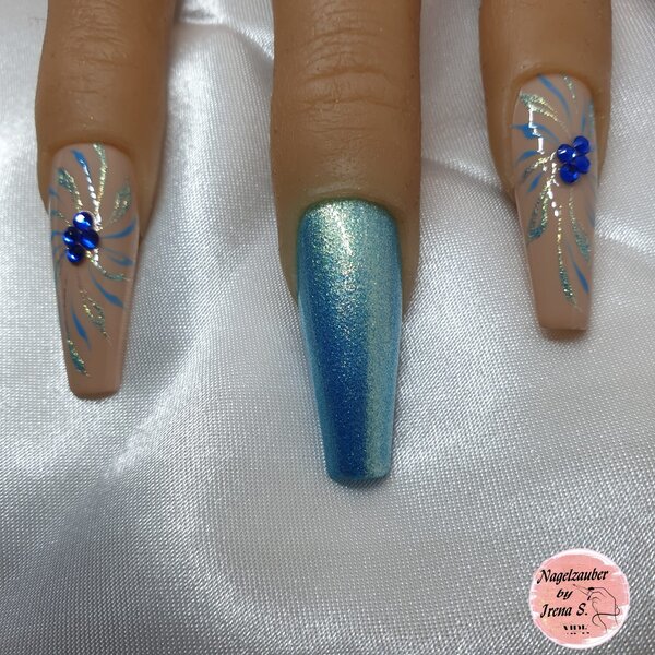 MPK Nails® Luxury Farbgel Blue Waves