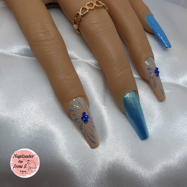 MPK Nails® Luxury Farbgel Blue Waves