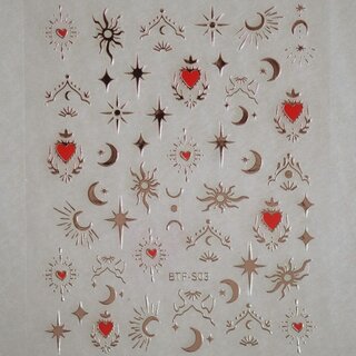 Nail Sticker Sun rose