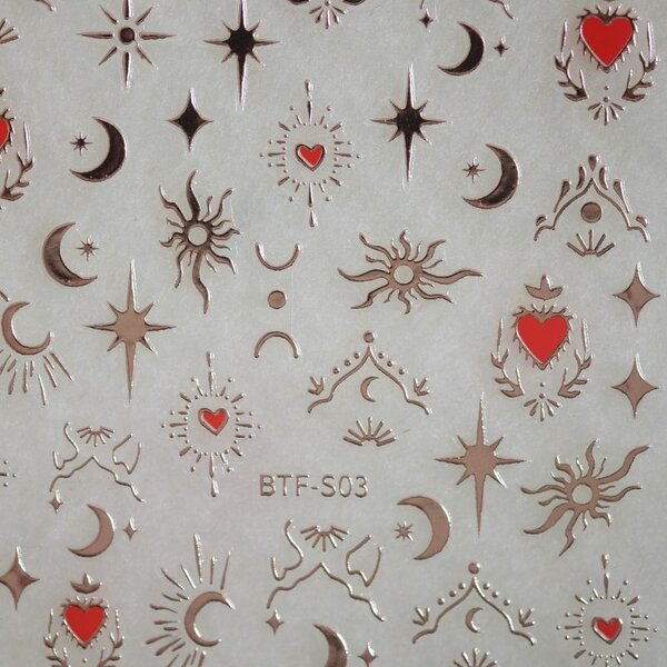 MPK Nails® Nail Sticker Sun rose