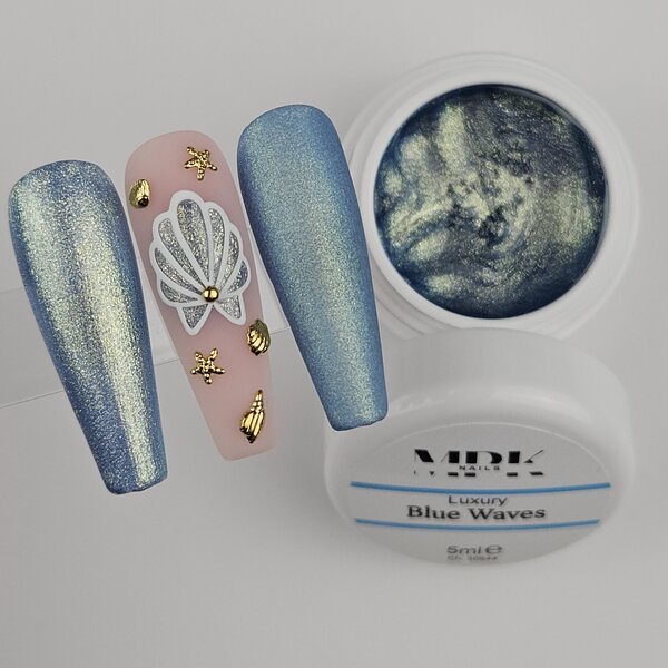 MPK Nails® Luxury Farbgel Blue Waves