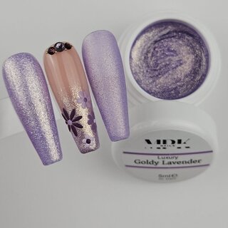Luxury Farbgel Goldy Lavender
