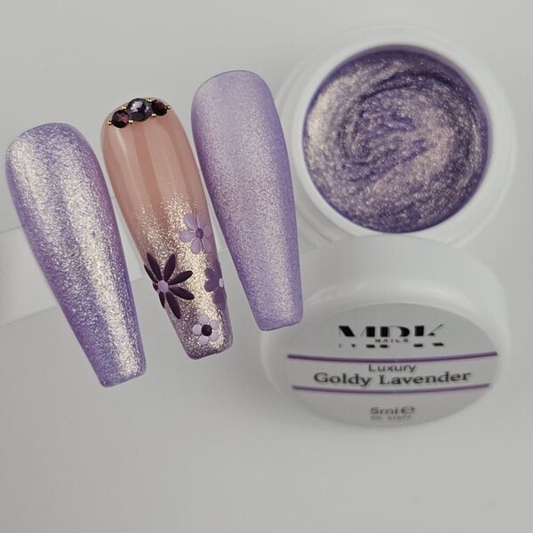 MPK Nails® Luxury Farbgel Goldy Lavender