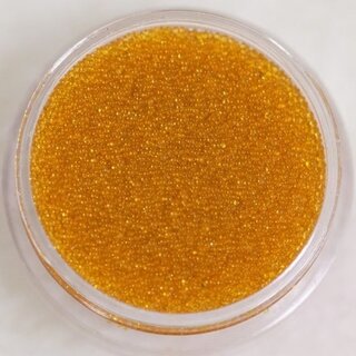 Nail Art Mini Perlen 03 Antique Gold transparent