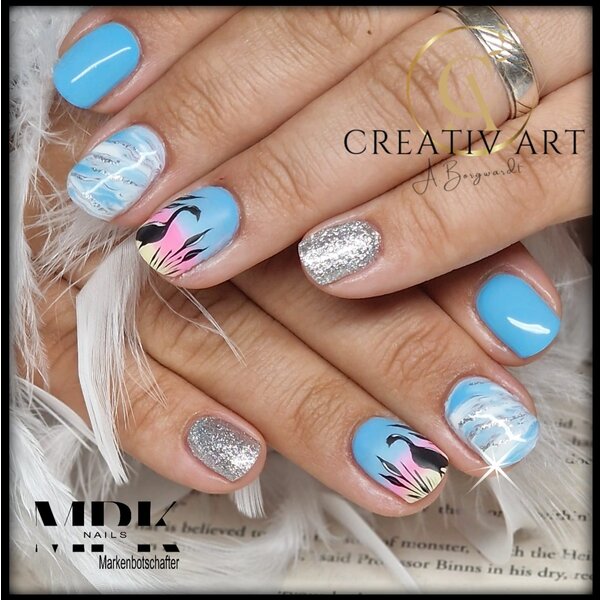 MPK Nails® Luxury Farbgel Spring Blue