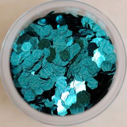 Glitter Pailletten groß 02 Ocean Green