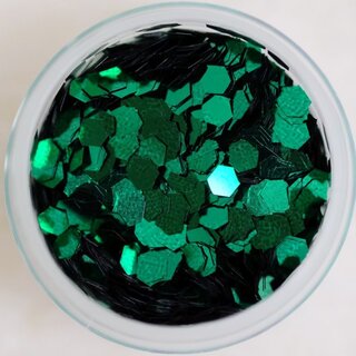 Glitter Pailletten groß 03 Dunkelgrün