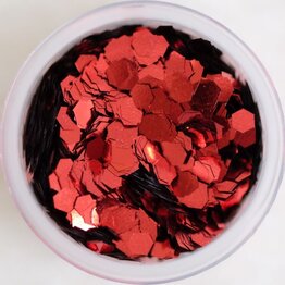 Glitter Pailletten groß 04 Rot