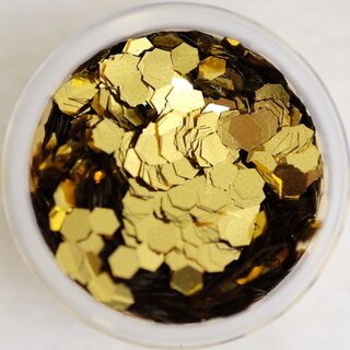 Glitter Pailletten groß 09 Gold