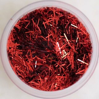 Glitterfäden 22 Rot