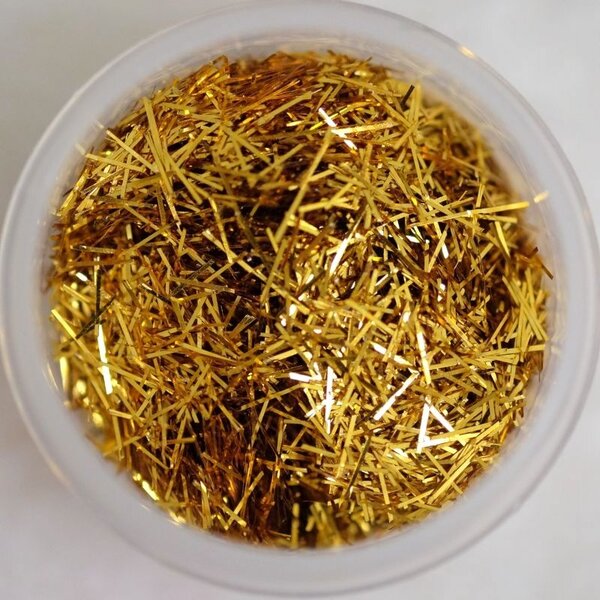 MPK Nails® Glitterfäden 08 Gold dunkel