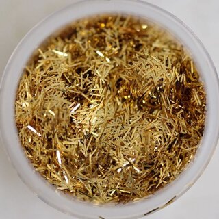 Glitterfäden 04 Gold
